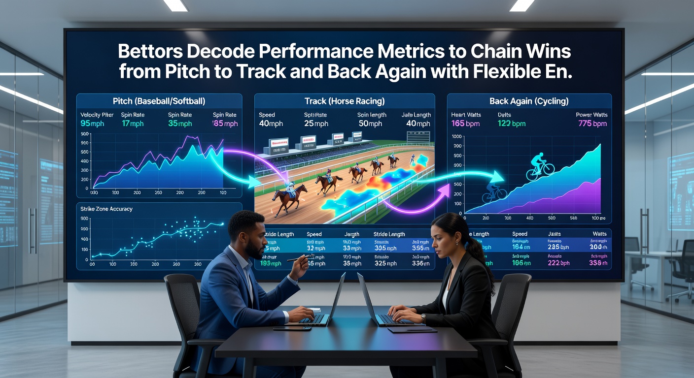 Detailed view of accumulator chains connecting pitch results to track outcomes through tiered access