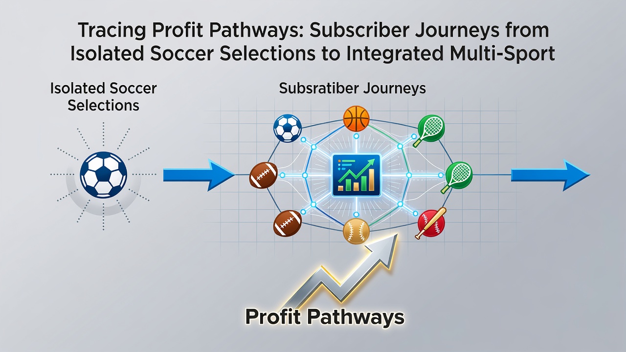 Chart illustrating subscriber movement into tennis and equine betting sequences with performance metrics